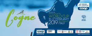 Cogne World cup 2019 banner