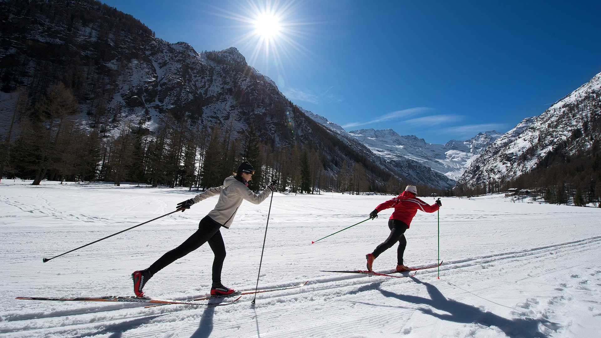 Cross-country skiing in Cogne has never been so nice